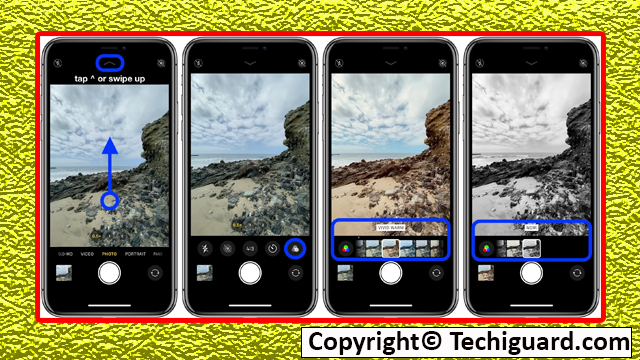 use filters on iPhone photos